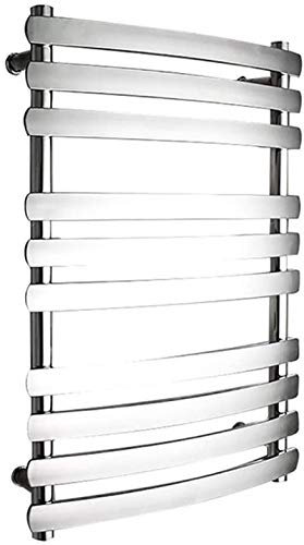 Radiatore scaldasalviette da Parete per Bagno, Scaldasalviette, Scaldasalviette Elettrico termostatico per Bagno, Scaldasalviette, Scaldasalviette con Spina, 780 x 350 mm, 83 W, Cromato, 30