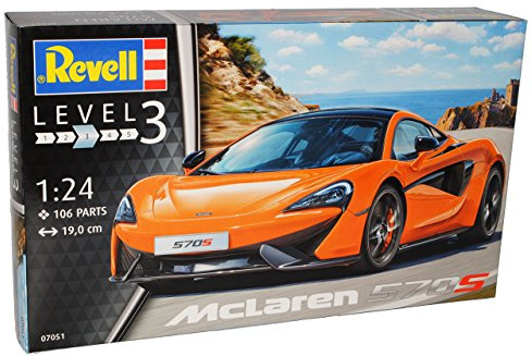 McLaren 570S Coupe Orange Ab 2015 07051 Bausatz Kit 1/24 Revell Modell Auto