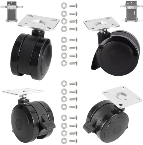 69827 69828 Spirit Grill Wheels Casters Kit for Weber Spirit 200/300 Series