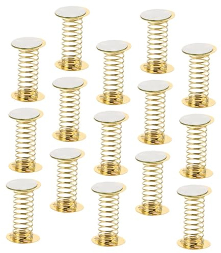 Hemobllo 15 Pezzi Base Molla con Nastro Biadesivo per Giocattoli Oscillanti da Cruscotto Accessori Molla in Acciaio per Artigianato e Decorazioni DIY su Scrivania