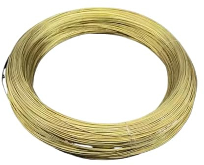 Alambre de Latón Alambre redondo de latón suave completamente recocido (desnudo) for manualidades 0,3,4,5,6,7,8,9 1,2, mm(1mmx5m)