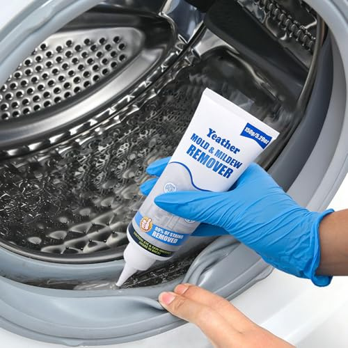 Yeather 300g (2x150g) Mold Magic Remover Gel for Washing Machine Cleaner - Refrigerator Strips, Tile Grout, Kitchens, Showers, Bathrooms Cleaner