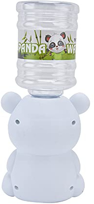 Aramox Mini Vattendispenser Leksak Dricksfontän Av Plast med Ljud och Ljus Tryck för Att Frigöra Vatten Djurform för SmåBarn Barn Rollspel Kök Restaurang (Stor söt panda)