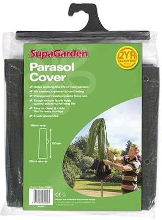 SupaGarden Waterproof Garden Parasol Cover Outdoor Parasol Cover
