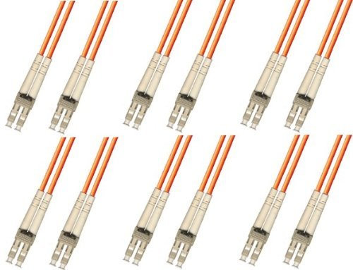 Cavo Fibra Ottica LC/LC (62.5/125) Multimodale Duplex 5M (6 pezzi)