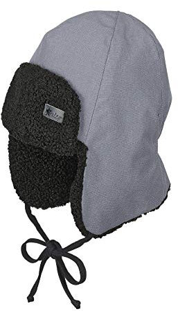 Sterntaler Unisex Baby Fliegermütze Mütze, Silber (Silber Mel. 542), 47