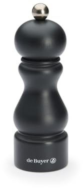 DE BUYER -C030.140404 -moulin a epices rumba noir mat 14cm