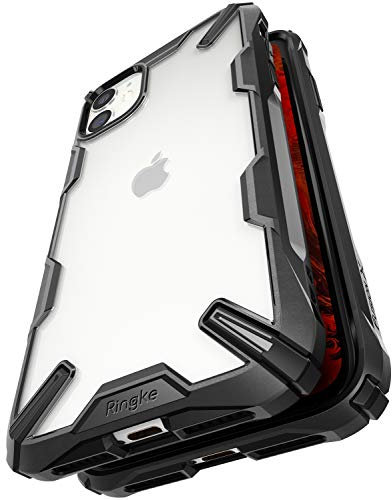 Ringke Cover Fusion-X Compatibile con iPhone 11, Custodia Antiurto TPU Paraurti - Black Nero