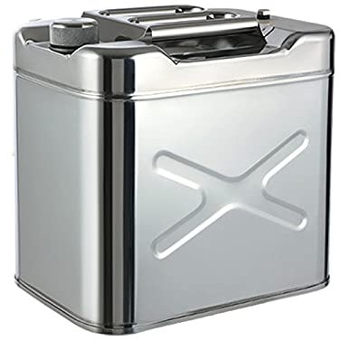 CGF- Benzinkanister 5L,20L,25L,30L,50L,60L Benzinkanister Tragbarer Motorrad-Kraftstoffbehälter aus Metall Diesel Benzin Öl Wassertank Benzinkanister mit Ausguss mit UN-Zulassung