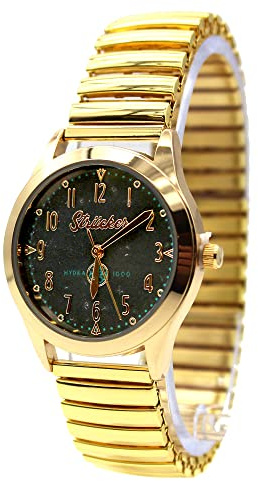 Accutime Kids Wandavision Analog Quartz Wrist Watch with Small Face, Gold Accents for Adult (WDV8000AZ)