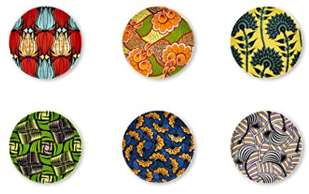 Excelsa Afrika Set 6 Piattini Dessert/Aperitivo