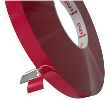 Clear Film Double Sided Mounting Tape Heavy Duty for Indoor Outdoor Installation Perfect Replacement for Screws or Drilling, Strong Sticky Adhesive Mounting Tape for Carpet Photos Wall