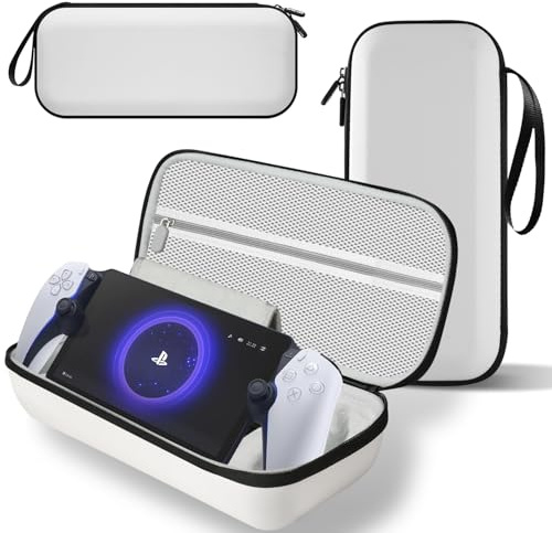 OPTOSLON Custodia rigida da trasporto compatibile con Playstation Portal Remote Player per console PS5, contiene caricabatterie e altri accessori, protezione portatile per viaggi e archiviazione a