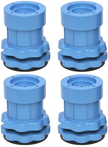 Alfombra De La Lavadora - Pies De Soporte Para Lavadora 4, Cojín De Amortiguación De Vibraciones Con Mango De Banda | Rodamiento De Tanque, Almohadillas Antivibraciones Nivelador