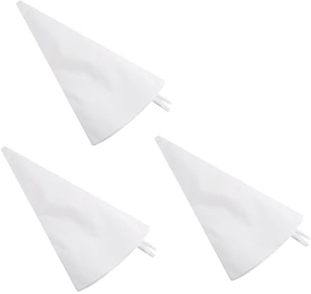 Amosfun 3-teiliges Set Mit Wiederverwendbaren Spritzbeuteln Kuchen-Icing-Taschen Düsenmaterial Leicht Zu Tragen Zum Backen