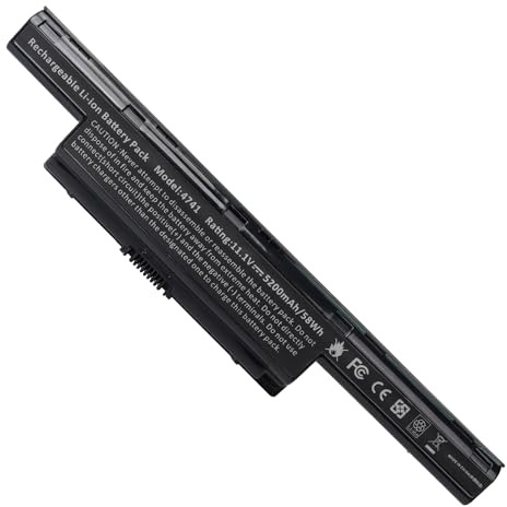 Glaxcidy AS10D31 Replacement Battery Compatible with Acer Aspire 4738 4741 5250 5251 5552 5253 5560 5733 5742 5750 7551 7741, AS10D51 AS10D61 AS10D71 AS10D73 AS10D75 AS10D81 [11.1V/58mAh]
