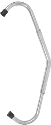 Hemoton Adjustable Cattle Halter Stop Rod for Livestock Galvanized Tube Pasture