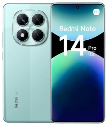XIAOMI Smartphone Redmi Note 14 Pro 5G 8+256GB Coral Green