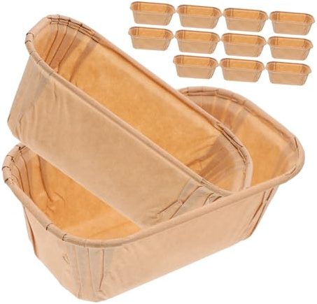LABRIMP 50pezzi Pirottini Per Plumcake Da Forno Ciotole Per Muffin Cupcake e Dessert Contenitori Portatili Per Feste e Dolci