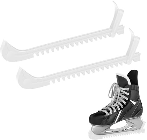 Generisch 1 Pair of Adjustable Blade Protectors, Ice Hockey, Figure Skating Blade Protectors, Ice Skates, Protector Accessories for Ice Skate Skates, Blade Protection for Children, Adults, Universal