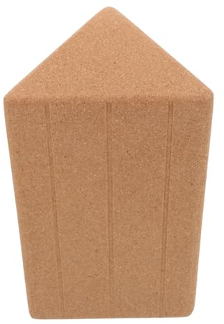 Yoga Block - Holz Yogablock Für Fitness Und Stretching,Rutschfester Und Tragbarer Unterstützender Dehnungsblock,Für Frauen Männer, Für Den Gebrauch In Innenräumen, Büro, Zuhause, Fitnessstudio, Me