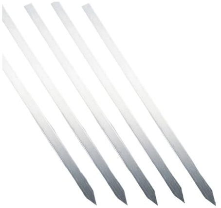 Kabob BBQ Skewers 2cm X 40/50cm 2 Sizes Grilling Skewer for Shish Kebab Turkish Grills Kabobs Koubideh Brazilian-Style(5pcs-50x2cm)
