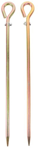 MAGICLULU 2 Pièces Tige de Mise à Terre en Métal pour Boîtes de Distribution et Générateurs Protection Contre les Orages et Performance de Mise la Terre Stable pour Cadres de Panneaux