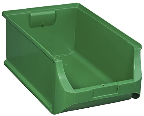 Allit 456219 ProfiPlus Box 5, grön stapellåda, PP TÜV/GS: V: 23 l, förvaringsvisningslåda, förvaringslåda, stapelbar
