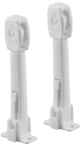 Prime-Line U 9252 Drapery Cord Tension Spring and Pulley, with Hook, spring-loaded (2 Pack)