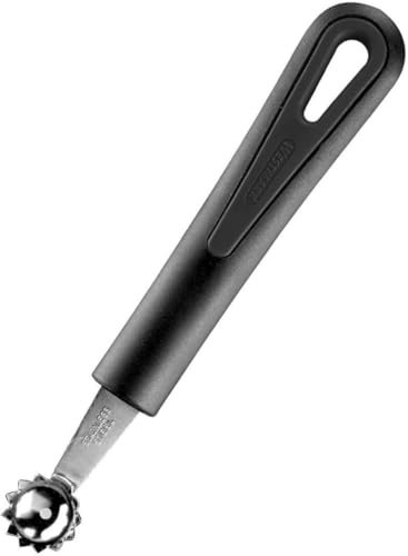 Westmark 28202270 Scavino Delicato per pomodori in PP/Acciaio Inox, Nero/Argento, 16,6 x 2,7 x 2 cm, Gentle, Dentellato