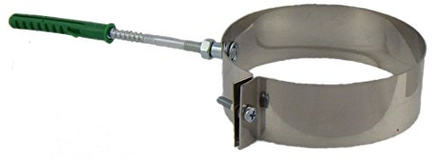 Rohrschelle zur Wandbefestigung BASIC, Edelstahl EW, verschiedene Durchmesser 100, 110, 120, 125, 130, 140, 150, 160, 180, 200, 220, 250 mm (110)