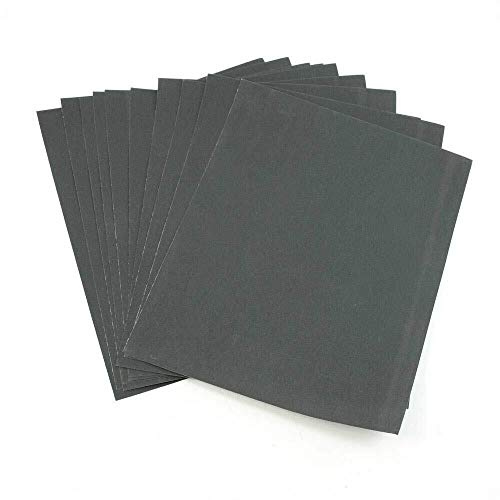 Papel de lija húmedo 230x280mm Papel de lija manual impermeable Papel de lija húmedo grano 1000 10 uds.