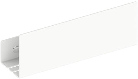 Keuco repisa de ducha 32 cm, con ganchos, aluminio blanco mate, Made in Germany, extraíble, incl. tornillos y tacos, bandeja de ducha para taladrar