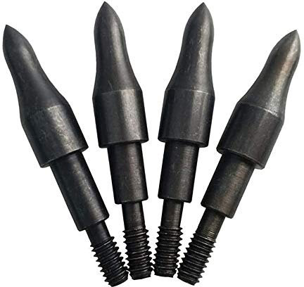 SHARROW 24 Stück Bogenschießen Pfeilspitzen Projektilspitzen 100 Grains 125 Grains Jagdspitzen Broadheads Feldpunkte Pfeil Tipps für Pfeil und Bogen (125 Grain, Typ 1)