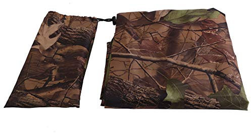Yumech Camping Zelt Tarp Shelter Abdeckung Baldachin Abdeckung Wasserdicht Camo Zelt Plane Blech Baldachin Markise Regen Abdeckung mit Tragen Tasche für Camping Outdoor Reise Wandern