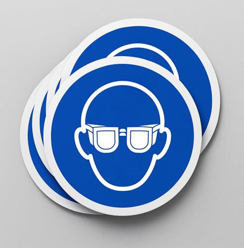 Aufkleber für Schutzbrille, 5 Stück, 14 cm, selbstklebend, Industrial Epis (14 cm, 04 GAFAS)