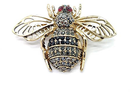 KhuWan Nouvelle Petite Broche Animal Abeille bourdonnant d'accessoires de vêtements de Bijoux en Alliage de Zirconium