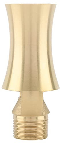 AYNEFY Jet de Buse de Fontaine d'eau de Cascade de Cèdre de Tour de Glace en Laiton, Buse de Fontaine d'eau D'arroseur D'étang (4 Points 6 Points Usage général)