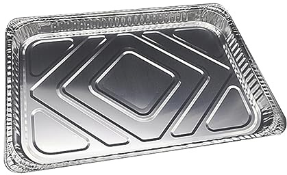 YARNOW 10pièces Bacs à Graisse Pour Barbecue Jetables Aluminium Barquettes Pour Barbecue Barquettes Aluminium