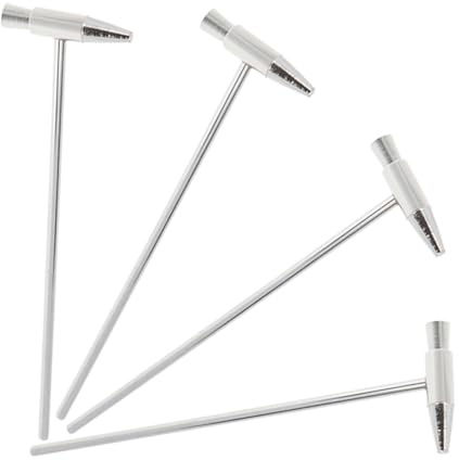 ibasenice Stimmhammer aus Eisen 4 Stück Leichter Kleiner Stimmhammer für Daumenklavier Kinder Schmuckherstellung und Reparatur von Kleinteilen