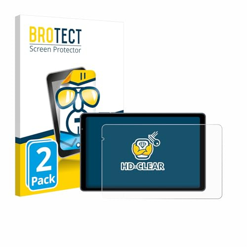 BROTECT Schutzfolie für Sebbe S22 10.1 | 2 Stück Transparenter Displayschutz Made in Germany Klare Displayschutz-Folie Clear Einfache Montage Case-Friendly