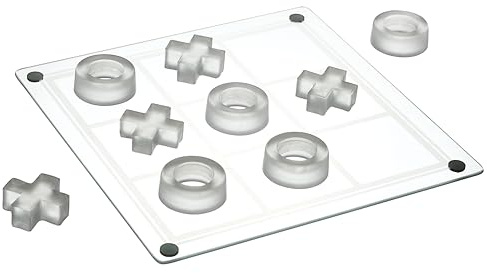 Mister Gadget Kurzzeitmesser Küchen-Timer Magnetisch Retro | Glas, Tick-Toe, elegantes Design, gesellige Momente, Dekoration, weiß und schwarz