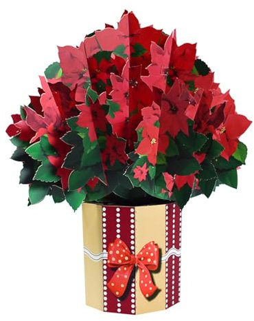 Weihnachtskarten Mit Umschlag Set, 3D-GrußKarten Handgefertigte Karten Klappkarten Weihnachten, Blanko GrußKarten Zum Schreiben (#C)