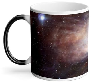 Thermoreagierende Tasse Magische Tasse – Flammennebel Galaxie Stern Weltraum Astronomie – 325 ml