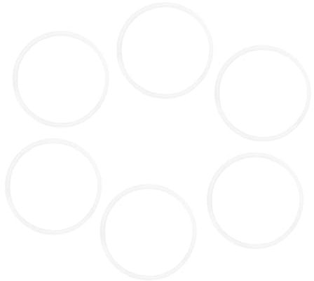 BUGUUYO 6stücke Silikon Dichtungsring Für Flaschendeckel Auslaufsicher Elastisch Weiß Wiederverwendbar Praktisch Für Thermobecher Isolierflaschen Zubehör