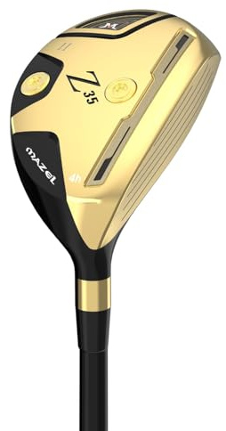 MAZEL Hybrid-Golfschläger für Herren, 3, 4, 5, Graphit-Rettungsschläger, Rechtshänder, Hybrid- und Utility-Golfschläger mit einzigartigem Wolf-Muster, 18/21/24 Grad erhältlich