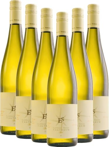 Tagtraum von Ellermann-Spiegel Weißwein 6 x 0,75l VINELLO - 6er - Weinpaket inkl. kostenlosem VINELLO.weinausgießer
