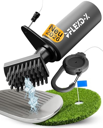 FLEXD-X Wasser Golf Bürste mit ausziehbarem Karabiner