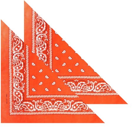 PartyMagix 2er Set Niki-Halstuch Bandana Halstuch – Kopftuch, Haarband, Gesichtstuch oder Schal – Paisley Muster – Damen, Herren & Kinder