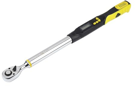 Jooehyer 1/2 10-200N.M Chiave Dinamometrica Digitale Professionale Chiave Dinamometrica Regolabile per Biciclette, Auto e Riparazioni di Biciclette